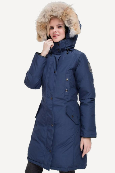 Пуховое пальто Charlotte (Женский; XS; Navy)